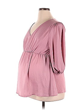 Isabel Maternity 3/4 Sleeve Blouse (view 1)