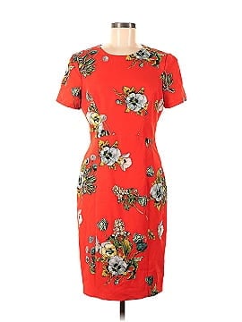 Black Halo Red Floral Jodee Sheath (view 1)