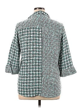 Touch 3/4 Sleeve Button-Down Shirt (view 2)