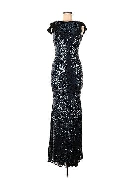 Badgley Mischka Sapphire Sequin Gown (view 1)