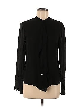 Rachel Zoe Long Sleeve Silk Top (view 1)