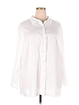 Roaman's Long Sleeve Button-Down Shirt (view 1)