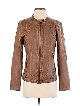 Sebby Collection Faux Leather Jacket (view 1)