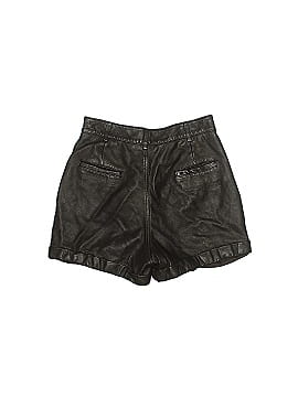 BA&SH Leandro Leather Shorts (view 2)