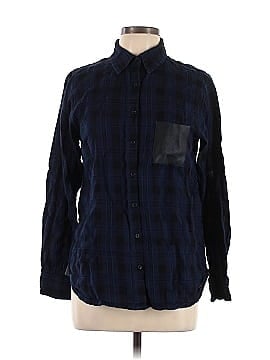 Maje Long Sleeve Button-Down Shirt (view 1)