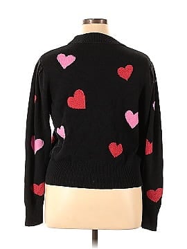 Kate Spade New York Hearts Mockneck Sweater (view 2)