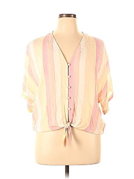 Rails Pink Striped Thea Top (view 1)