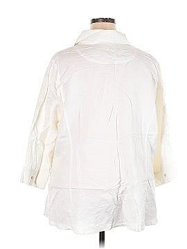 Soft by Avenue 3/4 Sleeve Button-Down Shirt (view 2)