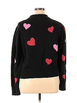 Kate Spade New York Hearts Mockneck Sweater (view 2)