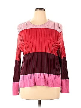 Tome Pink Colorblock Sweater (view 1)