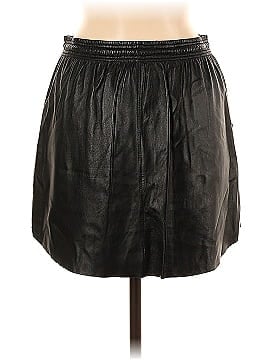 Rebecca Taylor Faux Leather Skirt (view 2)