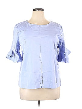 Calvin Klein Short Sleeve Blouse (view 1)