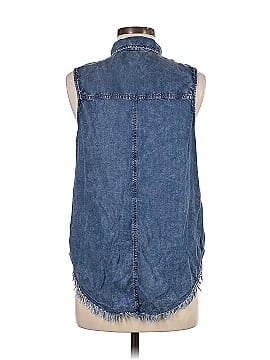 Rock & Republic Sleeveless Button-Down Shirt (view 2)