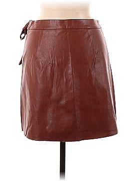 Lulus Faux Leather Skirt (view 2)