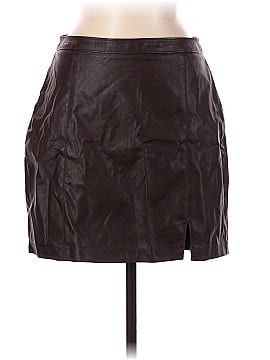 Abercrombie & Fitch Faux Leather Skirt (view 1)