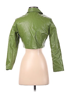 Shein Faux Leather Jacket (view 2)