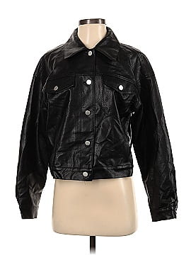 Shein Faux Leather Jacket (view 1)