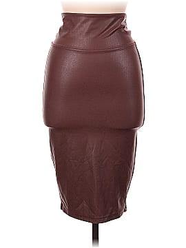 SPANX Faux Leather Skirt (view 1)