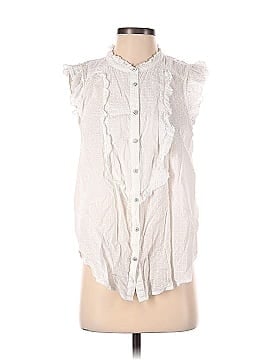 Feather Bone by Anthropologie Short Sleeve Button-Down Shirt (view 1)