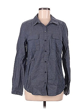 Ann Taylor LOFT Outlet Long Sleeve Button-Down Shirt (view 1)