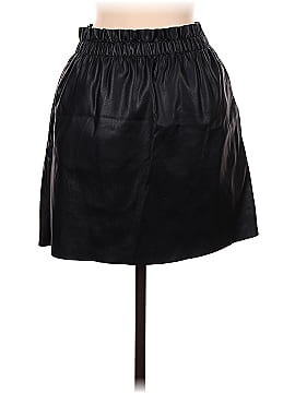 Zara Faux Leather Skirt (view 2)