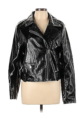 Topshop Leather Jacket (view 1)