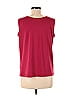 Lauren Brooke Burgundy Sleeveless Top Size M - photo 2