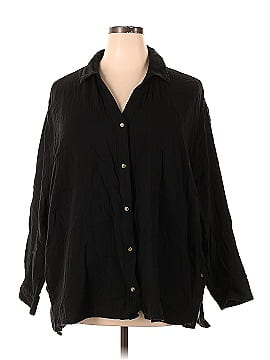 Old Navy 3/4 Sleeve Button-Down Shirt (view 1)