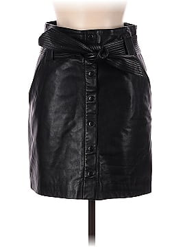 BA&SH Faux Leather Skirt (view 1)