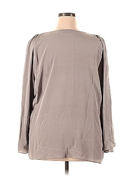 Icon Collection by Lane Bryant Long Sleeve Silk Top (view 2)