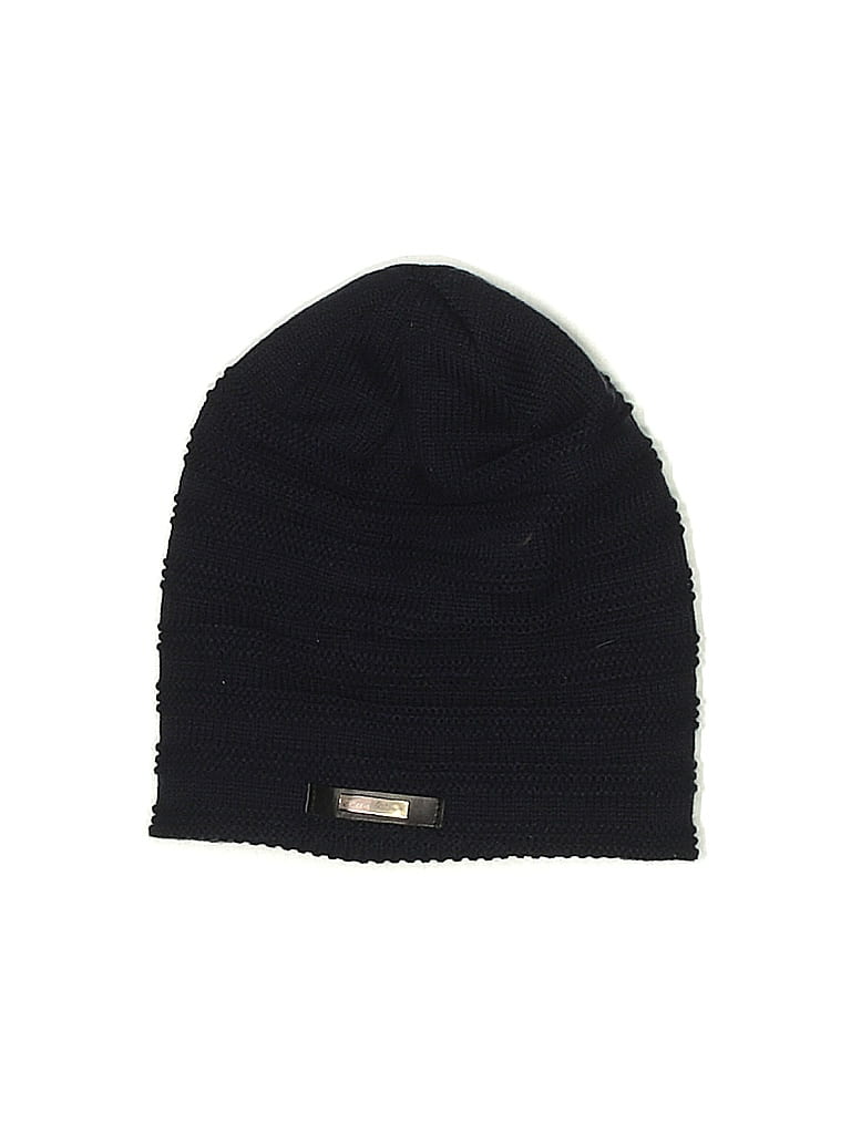 Pre-owned Unbranded Beanie Hat In Black