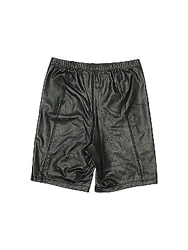 Nia Faux Leather Shorts (view 2)