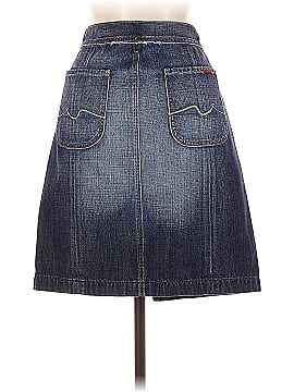 7 For All Mankind Denim Skirt (view 2)