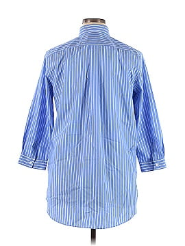 Lands' End 3/4 Sleeve Button-Down Shirt (view 2)