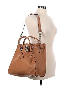 MICHAEL Michael Kors Leather Satchel (view 2)