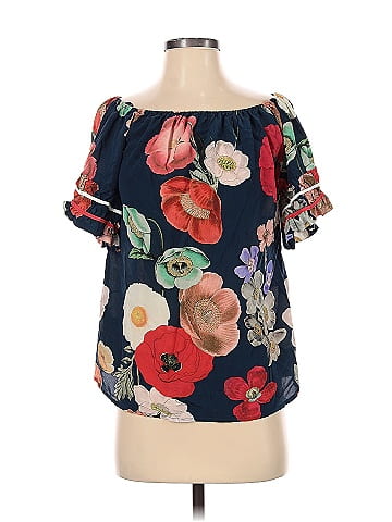 AS by DF Short Sleeve Silk Top (view 1)