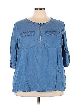 Jones New York Signature 3/4 Sleeve Blouse (view 1)