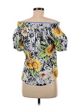 Caribbean Joe Short Sleeve Blouse (view 2)