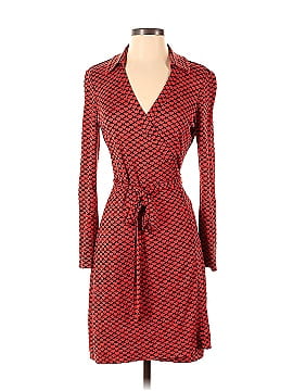 Diane von Furstenberg Red New Jeanne Wrap Dress (view 1)
