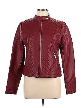 New York & Company Faux Leather Jacket (view 1)