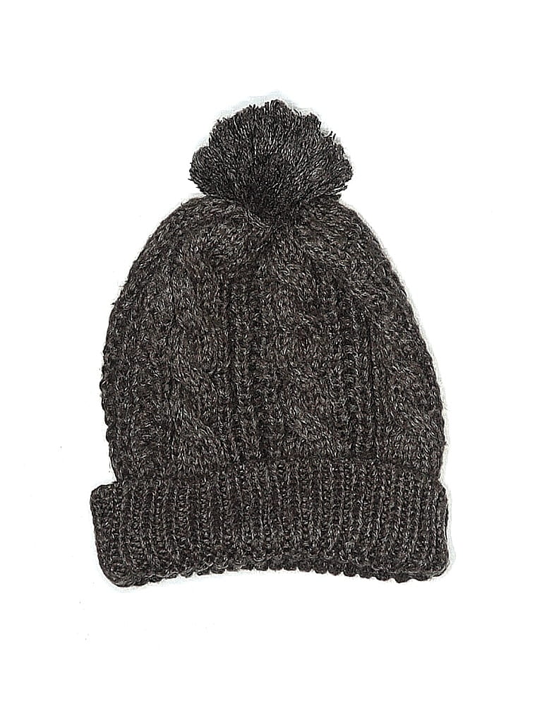 Pre-owned Unbranded Beanie Hat In Gray