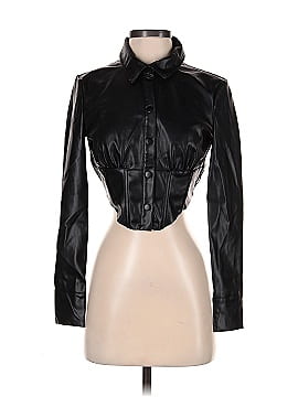 Bershka Faux Leather Jacket (view 1)