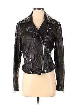 Slate & Willow Leather Moto Jacket (view 1)
