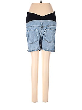 Isabel Maternity Denim Shorts (view 2)