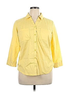 Croft & Barrow 3/4 Sleeve Button-Down Shirt (view 1)