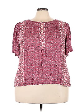 Lucky Brand Short Sleeve Blouse (view 1)