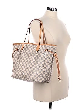 Louis Vuitton Damier Neverfull Rose Ballerine MM Tote (view 2)