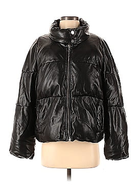 Milly Faux Leather Puffer (view 1)
