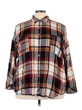 BP. Long Sleeve Button-Down Shirt (view 1)