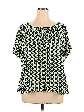 Worthington Short Sleeve Blouse (view 1)